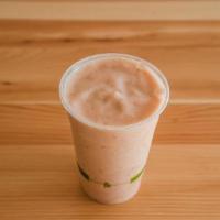 Sunrise · Crafted with Coconut Water, Strawberry, Pineapple, Banana, and Coconut Puree.