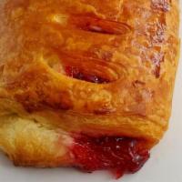 Cherry Croissant · croissant filled w/ cherry  filling