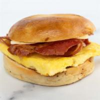 Bacon, Egg & Cheese Breakfast · honey-smoked bacon breakfast sandwich comes with egg & cheese.