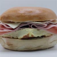 Ham, Egg & Cheese Breakfast · honey-smoked ham breakfast sandwich comes with egg & cheese.