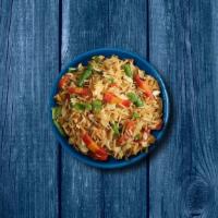 Aromatic Veggie Biryani  · Long grain imported 'basmati' rice layered with a curry of seasonal vegetables cooked in our...