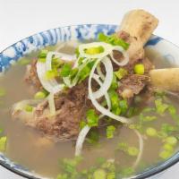 Rib Bone Pho · 4-hour braised rib bones, succulent and fall-off-the-bone texture