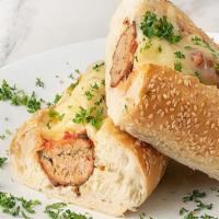 Meatball Sandwich · meat Meatball, Marinara,  Mozzarella Cheese, bread
