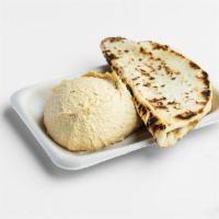 Side Of Hummus & Pita · Comes with toasted Pita bread on the side.
