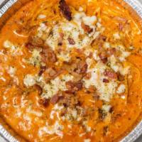 Diablo Pasta · Tomato sauce, chipotle, bacon.