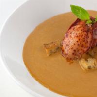 Lobster Bisque · Maine lobster, Thai aromatics, hint of red curry coconut milk.