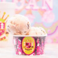 Cookie Dough Cookie · Vanilla based ice cream with raw edible cookie dough, and freshly baked chocolate chip cooki...