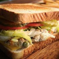 Tuna Veggie · Choice of bread, tuna, mayonnaise, lettuce, tomato, pickles.