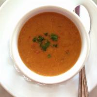 Lobster Bisque · Rich and creamy tomato based lobster bisque