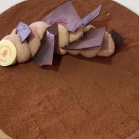 Brazilia Chocolate Cake · Chocolate mousse & crunchy biscuit inside.
serving 8-10 portions