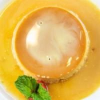 Chef Jose’S Flan · with rompope.