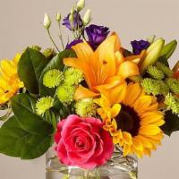 Best Day · Make this day their best day. Our local florist handcraft a colorful array of flowers in a c...