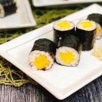 Tamagoyaki Roll · 8 pcs
Sushi rice wrapped in seaweed and rolled with Japanese omelette.