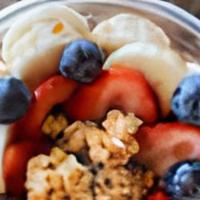 Açaí Bowl · 24 oz all natural fruits açaí bowl come with your choice of fruits and topping