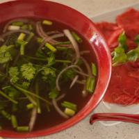 Pho Ribeye · Beef noodle soup with the ribeye.