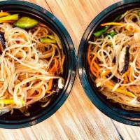 Stir Fried Noodles - Jap Chae · Delicious  Japchae is a savory and slightly sweet dish of stir-fried glass noodles and veget...