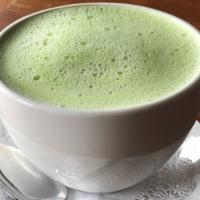 Matcha Latte · Matcha green tea steamed with rice milk