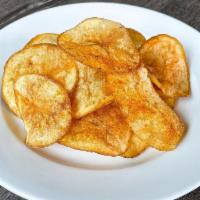 Side Potato Chips · Made with Kennebec potatoes, fried in NON-GMO cold-pressed canola oil - no salt added. Vegan...