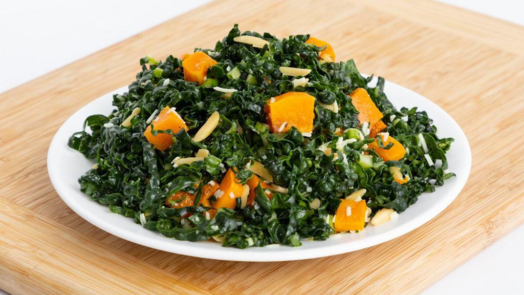 Tuscan Kale Salad With Roasted Butternut Squash · 