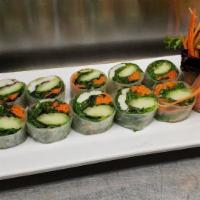 Fresh Roll · Vegan and gluten free option. Romaine lettuce, organic tofu, carrots, cucumber, cilantro and...