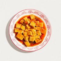 Mapo Tofu · House favorite, mapo tofu with chili peppers.