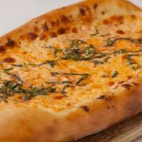 Build Your Own Pizza 1Ft · homemade organic pizza sauce, mozzarella, organic basil on our artisan, hand pulled, neapoli...