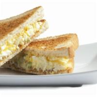 Egg Sandwich · 3 eggs, lettuce, tomato, and mayo served between toasted bread