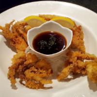 Soft Shell Crab · Gently fried soft shell crab with special sauce.