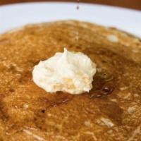 Short Stack · Two fluffy buttermilk pancakes served with whipped butter and syrup. *Great add-on to our de...