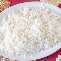 Basmati Rice · Plain white basmati rice.