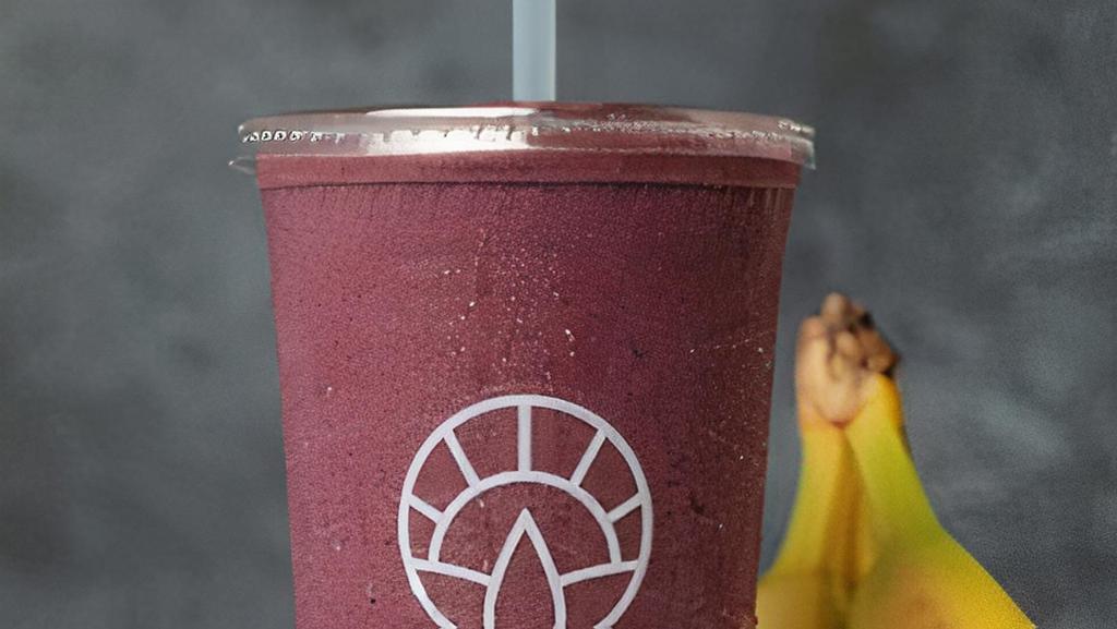 Açai Boost (Antioxidant) · Açai boost (antioxidant), açai, blueberries, strawberries, banana, almond milk.
