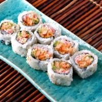 Salmon Tempura Roll · Salmon Tempura, Crab Meat, Cucumber, Avocado
Eel Sauce