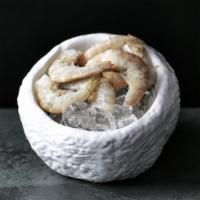 4Lbs Of Headless Shrimp · Frozen and packaged headless shrimp