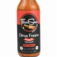 Garlic Edition - Citrus Fresno Medium Hot Sauce · Garlicky, citrusy flavor made with Fresno Peppers
