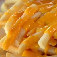 Cheese Fries · Our classic fries topped with melted cheddar cheese sauce.