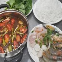 Lẩu Thái Hải Sản / Spicy Thai Seafood · Spicy.
