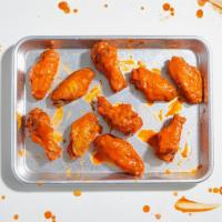 10 Wings · Fried chicken wings with your choice of sauce.