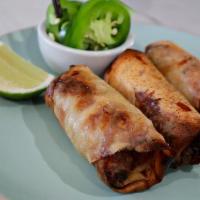 Pork Eggroll - Full Order · Crispy pork eggrolls made with carrots, mushrooms, and mung bean noodles. Served with My Lai...