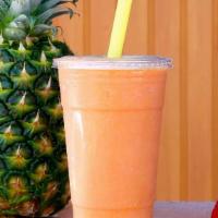 Crazy Girl · Favorite. 24 oz. coconut water, strawberries, pineapple, and turmeric.