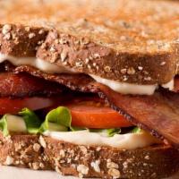 The Blt Deluxe · Thick Bacon, Lettuce, Tomato and Mayo choice of bread.