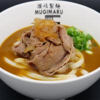 Beef Curry Udon · Hot & spicy. Udon served in hot beef curry soup