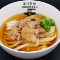Chicken Udon · Hot. Udon served in hot soup with salted chicken