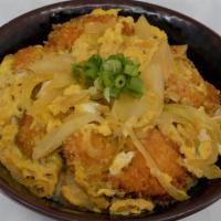 Katsu-Don · Pork Katsu 4pcs
Egg 1pc