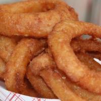 Onion Rings · Golden, delicious and a perfect complement to your meal