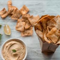 Pita With Dip (Small) · Pita Chips  with the spread of your choice.