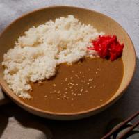 Curry And Rice · Housemade Japanese curry with your choice of white or brown rice.