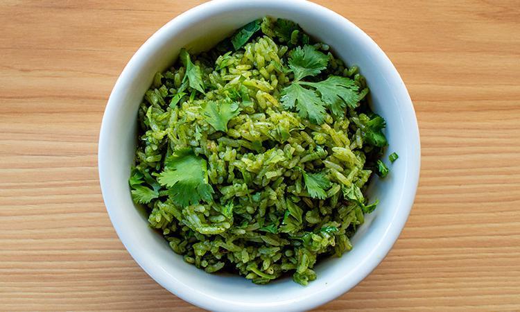 Large Herb Rice · Rice with cilantro and lime