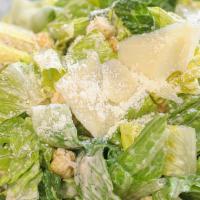 Caesar · Romaine lettuce, parmesan cheese & croutons (caesar dressing)