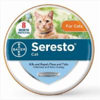 Seresto Flea & Tick Collar For Cats, 8-Month Flea & Lick Collar For Cats · Animal: Cat. Size: 1 pack.