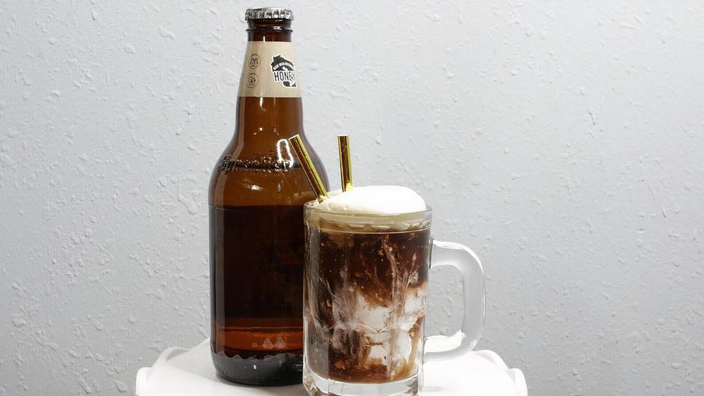 Root Beer Float · Boylan Root Beer topped with vanilla ice cream.